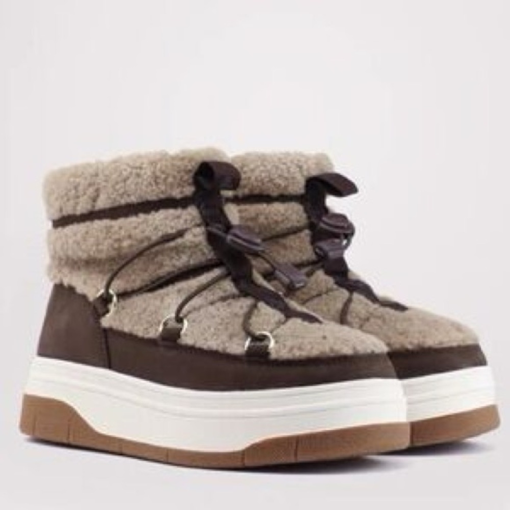 Pajar Women's Winter Boots - Brown and Cream